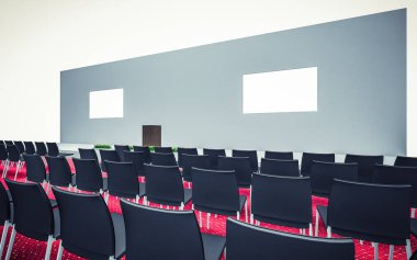 3D Konferans Salonu 'nun sandalyeli hali