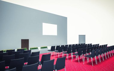 3D Konferans Salonu 'nun sandalyeli hali
