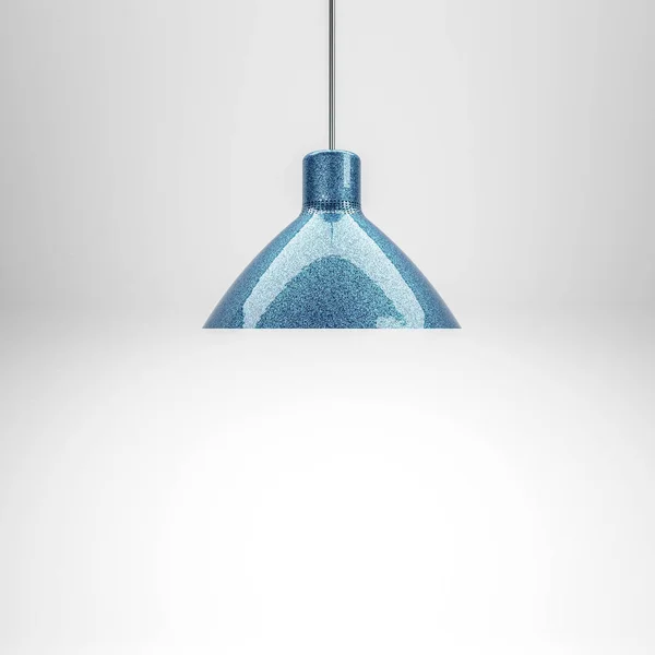 Трехмерная иллюстрация современной лампы — стоковое фото