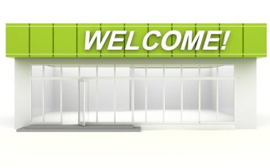 Bir büfenin 3 boyutlu illüstrasyonuName