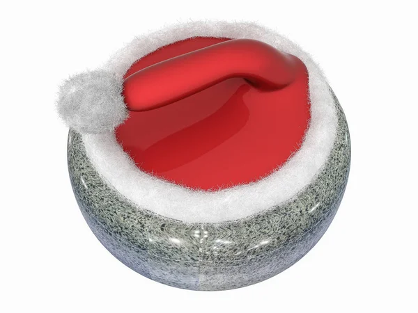 Ilustração 3D de uma pedra para jogar curling — Fotografia de Stock