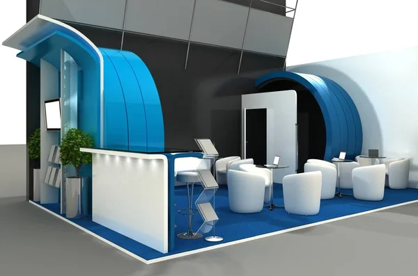 3d illustration of an Exhibition stand — Stock Photo, Image