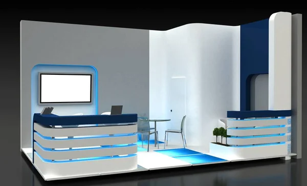 3d illustration of an Exhibition stand — Stock Photo, Image