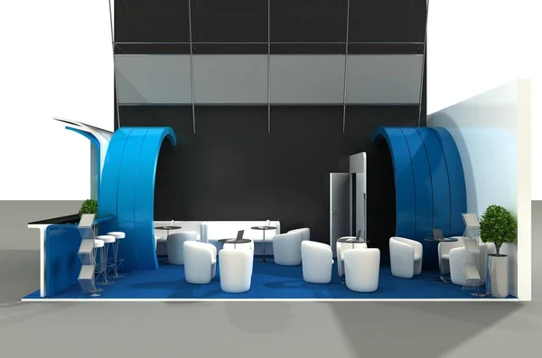 3d illustration of an Exhibition stand — Stock Photo, Image