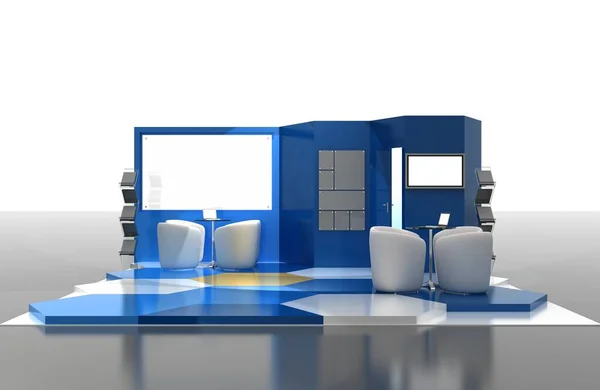 3d illustration of an Exhibition stand — Stock Photo, Image