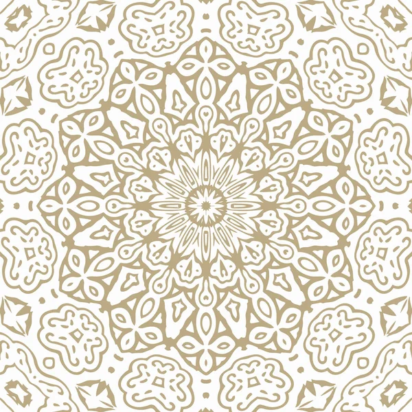 Oriental Gold Pattern - vecteur sans couture — Image vectorielle