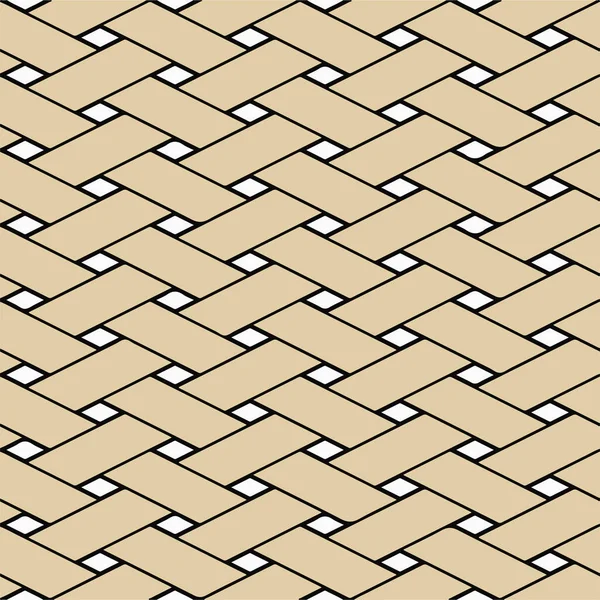 Ilustración del patrón vectorial sin costura de tejido — Vector de stock