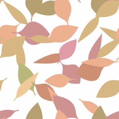 Sonbahar Yapraksız Vektör Deseni - Tekstil, ambalaj kağıdı, moda için tekrarlanan süs.