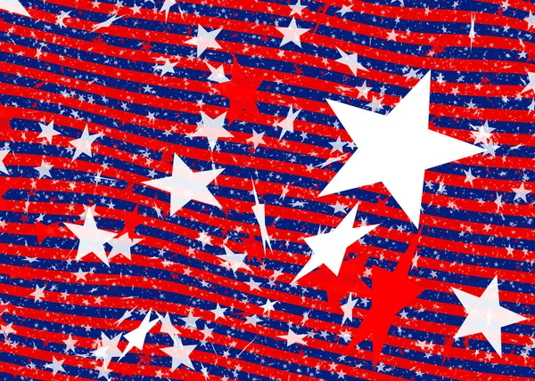 United States Stars and Stripes Verkiezing achtergrond illustratie — Stockfoto