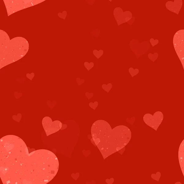 Απρόσκοπτες καρδιές ψεκάζονται στο παρασκήνιο - Happy Valentine Day Decoration Seamless Pattern — Φωτογραφία Αρχείου