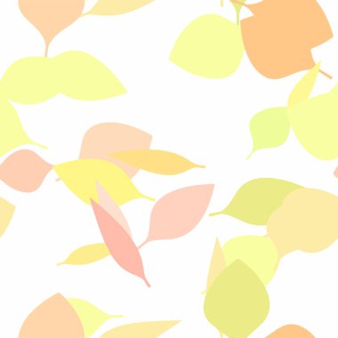 Sonbahar Yapraksız Vektör Deseni - Tekstil, ambalaj kağıdı, moda için tekrarlanan süs.