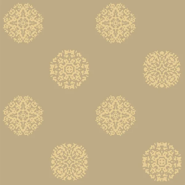Sieraad naadloze vector patroon - Herhalen ornament voor textiel, papier, mode, enz.. — Stockvector