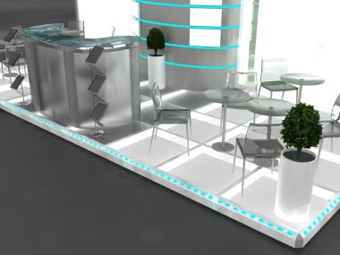 Sergi standının 3D canlandırmasıName