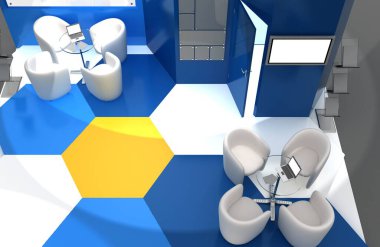 Sergi standının 3D canlandırmasıName