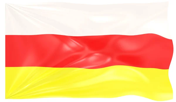 Render Waving Flag South Ossetia — стокове фото