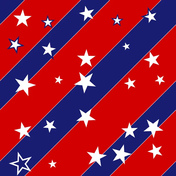 美国星条旗选举背景 无缝隙模式 — 图库照片