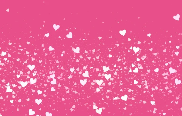 Cuori Spruzzati Sfondo Felice San Valentino Decorazione Illustrazione — Foto Stock