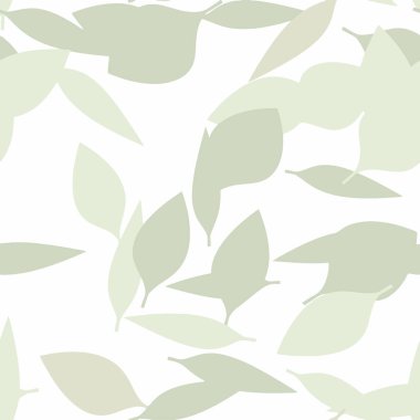 Sonbahar Yaprakları Kusursuz Vektör Deseni - Tekstil, ambalaj kağıdı, moda vb..