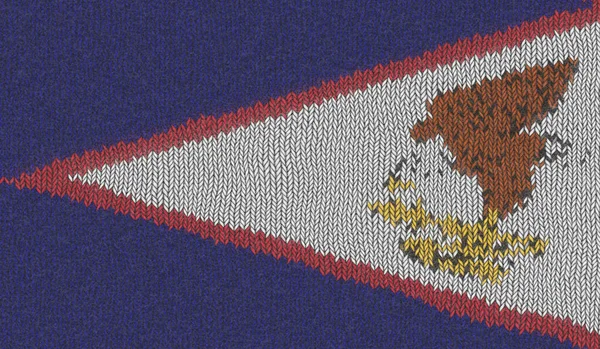아메리카 사모아의 깃발의 — 스톡 사진