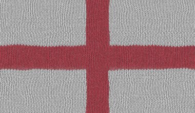 İngiltere 'nin Örgü Bayraklarının İllüstrasyonu