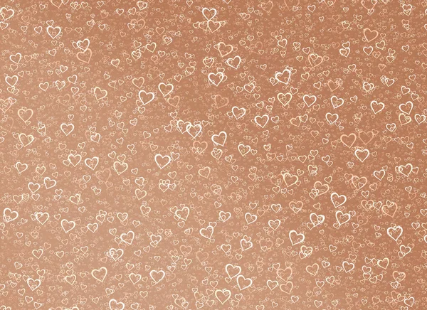 Hearts Sprayed Background Happy Valentine Day Decoration Illustration — Stock Photo, Image