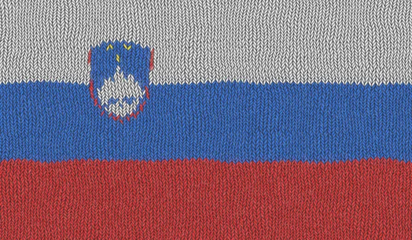 슬로베니아의 깃발을 — 스톡 사진