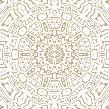 Doğulu Kusursuz Vektör Deseni - Tekstil, ambalaj kağıdı, moda vb..