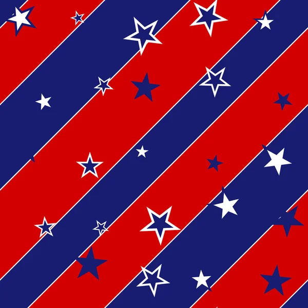 United States Stars and Stripes Election background illustration - Seamless Pattern — Stock Photo, Image