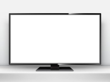 TV Mockup boş ekran ile