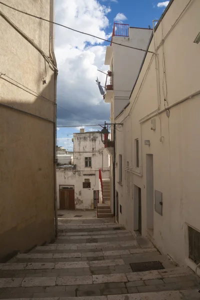 Улица Похожая Лестницу Южной Италии Касталланетта — стоковое фото