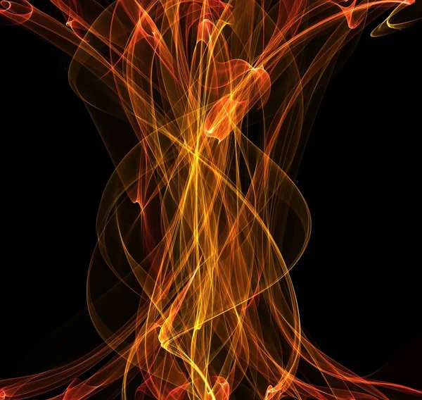 Flame Abstract Fire Illustration — Stock Photo, Image