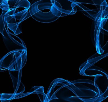 portakal alev soyut - siyah arka plan üzerine izole