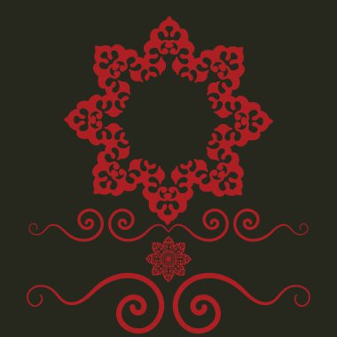 Çiçek motifli etnik çerçeve. Davet için Mandala stilize kapak baskı şablonu. Boho çılgın tasarım kartı.