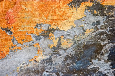 Soyulması boya ile metin için yer ile yarı duvar