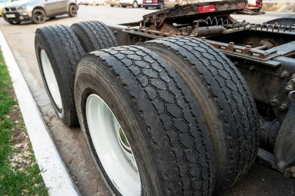 Wheels of track — Stock Photo, Image