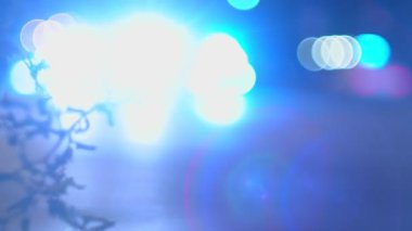 Araba farlar ufuk görünümünü