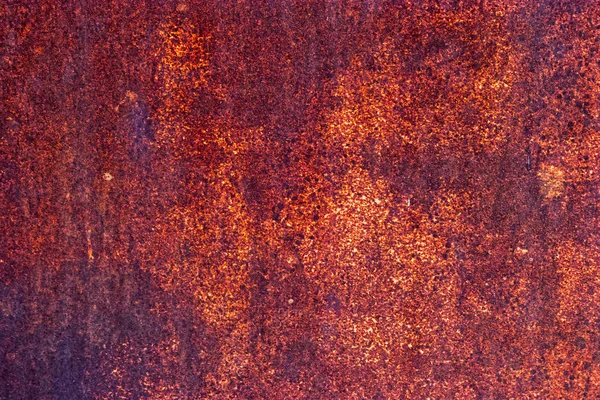 Colorful rusty iron sheet with spots of differen tones