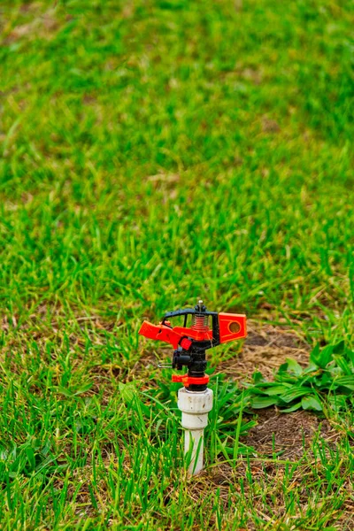 Head of lawn sprinkler — Stock Photo, Image