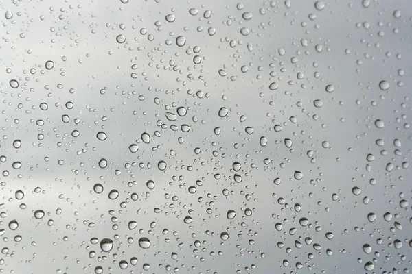 Drops of rain on the window — Stock Photo, Image