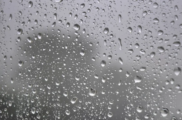 Gotas de chuva na janela — Fotografia de Stock