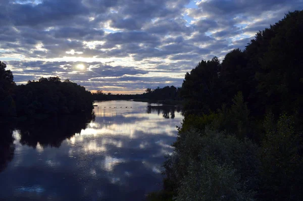 Beautiful evening landscape — Stock Photo, Image