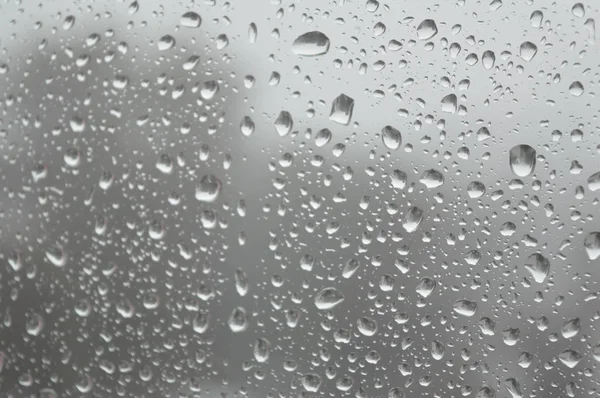 Drops of rain on the window — Stock Photo, Image