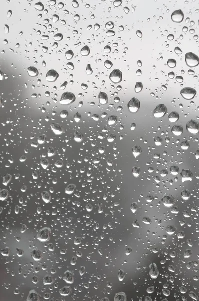 Drops of rain on the window — Stock Photo, Image