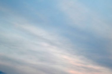 güzel bir akşam gökyüzü