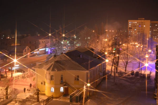 Městská noční krajina — Stock fotografie