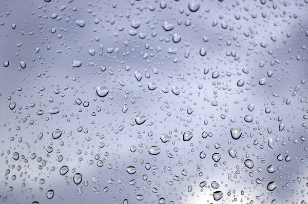 Drops of rain on the window — Stock Photo, Image