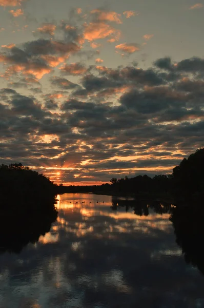 Schöne Abendlandschaft — Stockfoto