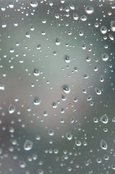 Drops of rain on the window — Stock Photo, Image