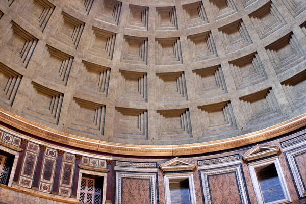 Interiér Panteonu Římě Itálie — Stock fotografie