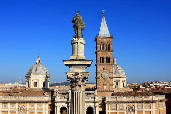 Βασιλική Της Santa Maria Maggiore Είναι Μια Βασιλική Μεγάλων Παπικών — Φωτογραφία Αρχείου